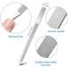 MRNHA 3-Piece Nail File Set Stainless Steel Double-Sided Nail File Buffer File Nail File Suitable for Salon Family and Travel - Buy Online on GoSupps.com