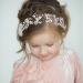 IYOU Princess Crystal Headpiece Silver Flower Wedding Headband Pearl Holy Communion Hair Accessories for Flower Girl Bride Bridesmaid - Buy Online on GoSupps.com