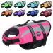 Emust dog vest adjustable dog vest for small dogs with improved buoyancy life jacket for small dogs with durable rescue handle pink XS XS rose