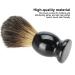Men's 100% Pure Shaving Brush - Professional Hairdressing Tool with Black Handle for Effortless Shaving - Buy Online on GoSupps.com