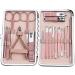 Manicure Set Stainless Steel Nail Clippers Hand Care Set Nail Clippers 18-Piece Nail Tool Set Nail Care Set Suitable for Outdoor Travel Rose Gold Manicure Nail Clippers Kit (Color : A) - Buy Online on GoSupps.com