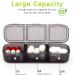 Weekly Pill Organizer 3X a Day - Black Medicine Organizer Box for Vitamins & Medications - Buy Online on GoSupps.com