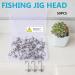 UperUper 50pcs Round Ball Fishing Jig Heads Set for Saltwater Freshwater Swimbait Bass Trout - 1/8oz - A Style Jig Head Hooks - 50 Pack - Buy Online on GoSupps.com