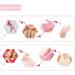 Moisturizing Socks and Gloves Set for Softening and Repairing Dry Skin with Aloe Lotion and Silicone - Pink - Buy Online on GoSupps.com