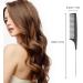 12pcs Hair Sectioning Clips + 1pcs Professional Anti-static Metal Tail Hair Comb Makeup Hairdresser Clips for Styling of Women Girls Hairdressing Salon Tool Set - Buy Online on GoSupps.com