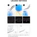 Eyelash Extension Tweezers Cleaner & Glue Remover with Sponge Ball - 1 Bottle | Lash Extension Tool - Buy Online on GoSupps.com