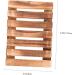 Amosfun 6 Pcs Wooden Soap Dish Coaster Holder Sink Sponge Holders Wooden Stand Toilet Soap Shower Soap Dish Wood Soap Case Shower Rod Holders Sponge Soap Sponge Sink Holder Hollow Soap Box - Buy Online on GoSupps.com