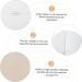 ibasenice 200 Pi ces Joint De Corne Droite De Outils De Traitement Spa De De Bougie De Cire D'Abeille Couverture De Protection De Cire Feuille - Buy Online on GoSupps.com