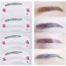 Eyebrow Stencils Kit Brow Shaping Grooming Templat Styling Tool 24PCS eyebrow shaping kit - Buy Online on GoSupps.com