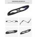Lanomi Foldable Reading Glasses - 360 Rotating Temples Mini Pocket Reader Metal Design | +1.00 to +4.00 Diopters in Brown - Buy Online on GoSupps.com