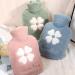 2-in-1 Hot Water Bottle with Cover, 1000ML Green - Wearable Mini Water Bag for Hot and Cold Compress, Ideal Gift for Women - Buy Online on GoSupps.com
