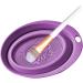 Huaxingda Makeup Brush Cleaner Mat - Silicone Mat for Makeup Brush Washing - Silicone Cleaning Bowl Makeup Brush Cleaner Washing Tools for Makeup Eggs Purple - Buy Online on GoSupps.com