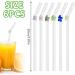 Abizarch 6Pcs Drinking Straws Reusable Clear Glass Drinking Straws with Cleaning Brush Cute Flower Tortoise Heart Straws Heat-Resistant Smoothie Straws for Smoothies Tea Juice Milkshakes ZHAZHAMO - Buy Online on GoSupps.com