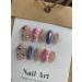 Handmade Wearing Nail Cute Star Gentle Fake Nail Beauty (Color : A Size : S) 1 count (Pack of 1) A - Buy Online on GoSupps.com