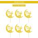 sorkwo 28 Pcs Eid Mubarak Cupcake Toppers Eid Mubarak Decorations for Cupcake Topper Eid Party Decoration Muslim Party Supplies (Eid Al Adha Cupcake Toppers) - Buy Online on GoSupps.com