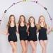 Girls' Sparkle Gymnastics Shorts - Ages 2-14 | Aosva Athletic Dancewear - Black - Buy Online on GoSupps.com