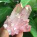 Natural Crystal Rough Natural Crystal Clusters with Pink Plated Titanium Coating heal 90-100g - Buy Online on GoSupps.com