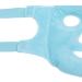 Hot Cold Gel Face Cover Reusable Safe Swelling Relief Flexible Delicate Gel Bead Face Cover for Office (Sky Blue) - Buy Online on GoSupps.com