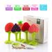 Soft Silicone BPA-Free Fruit Teething Toys Set with Pacifier Clip - 5 Pack for Toddlers & Infants - Buy Online on GoSupps.com