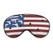 American Flag Guns and Bullet Holes Sleep Mask Eye Cover for Sleeping Blindfold with Adjustable Strap Blocks Light Night Travel Nap for Men Women
