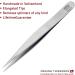 Regine Switzerland Handmade Precision Pointed Splinter Tweezer - Professional Stainless Steel Tweezers for Ingrown Hair & Glass Removal - Buy Online on GoSupps.com