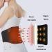 Relieve Back Pain with Wgust Hot Therapy Lumbar Support Belt | Adjustable Waist Trimmer for Intervertebral Discs & Scoliosis - Size M - Buy Online on GoSupps.com