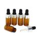 12pcs 3ml Mini Glass Drip Bottles | Brown Essential Oil & Perfume Bottles with Pipette - Portable Aromatherapy Holders - Buy Online on GoSupps.com
