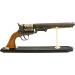 BladesUSA Decorative Western Revolver with Display Stand - 13-inch Navy Revolver with Ornate Engravings - SMB-110 Collectible Cosplay - Buy Online on GoSupps.com