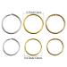 180pc Nydotd Hair Rings Braid Rings Hair Clips Hoops, 3 Colors, 2 Sizes - Fashion Hair Accessories for Women, DIY Braids, Dreadlocks in Silver, Gold, KC Gold - Buy Online on GoSupps.com