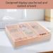Transparent Dustproof Box For False Nails Art Keep Your Masterpieces Clean Adjustable Dividers Easy To Carry Storage Case For Nails Art Dark Green - Buy Online on GoSupps.com