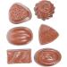FAVOMOTO 12 Pcs Simulation Chocolate Realistic Artificial Dessert Chocolate Replica Fake Cake Candy in Bulk Cake Decor Educational Chocolate Model Desktop Children Toy 3d Pvc Window Biscuit 3.9X2.8X1.8CMx2pcs 1 - Buy Online on GoSupps.com
