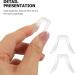Lurrose Slipproof U-Shaped Silicone Nose Pads - 3 Pieces Glasses Bridge Rubber Saddle Strap Replacement for Secure Fit - Buy Online on GoSupps.com
