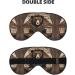 Rustic Bear Unisex Adjustable Blackout Sleep Eye Mask - Perfect for Home Travel Yoga & Office Naps - Buy Online on GoSupps.com