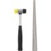 HEYMOUS Ring Sizer Mandrel Set - Steel Measuring Tool Gauge with Rubber Mallet and Finger Size Stick for Jewelry Making - Buy Online on GoSupps.com