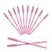 50pcs Silicone Mascara Wand Disposable Eyelash Brushes Soft Lash Spoolie Brush For Eyelash Extensions (Pink)