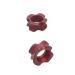 Southland Archery Supply Aluminum Peep Sight for Archery Compound Bow - 2/Pack Red 1/4"