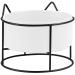 ZONEYILA 32OZ Raised Pet Bowl for Cats and Small Dogs, Elevated Cat Bowl, Ceramic Pet Food Bowl for Flat Faced Cats, Small Dogs,Protect Pet's Spine,Dishwasher Safe 32OZ-White Bowl+Black Stand