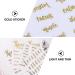Lurrose Jar Labels Printable Labels 5 Sheets Essential Oil Bottle Labels Waterproof Roller Bottle Label Golden Letters Labels Tag for Bottle Letters Stickers Pantry Labels - Buy Online on GoSupps.com