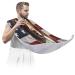 Beard Bib Apron Flag Dog Beard Hair Catcher for Men Shaving Fathers Day Anniversary Christmas Gifts for Dad Husband Beard Bib with 2 Suction Cups