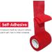 Self Adherent Cohesive Bandage - 4x5 Yards Red Athletic Tape | First Aid for Wrist & Ankle Sprains | 12 Rolls - Buy Online on GoSupps.com