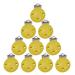 Lckiioy 10Pcs Baby Pacifier Clip Set - Yellow Pacifier Chain Clips & Nipple Holders for Newborns | International Shipping Available - Buy Online on GoSupps.com
