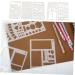 NUOBESTY 10pcs Diy Stencils Template Scrapbooking Stencils Fashion Drawing Stencils Flower Stencil Ledger - Buy Online on GoSupps.com