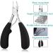Precision Toenail Clippers Nail Clippers Trimmer for Thick or Ingrown Toenails Fingernail Clipper Surgical Grade Stainless Steel for Ingrown & Thick Nail (Black) - Buy Online on GoSupps.com