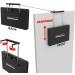 Self-Cut System - 3 Way Mirror with Lights - Three Way Mirror for Self Hair Cutting - Over The Door Mirror - Trifold Mirror - 360 Mirror - Barber Mirror - Self Haircut Mirror (Travel 3.0 LED) Black - Buy Online on GoSupps.com