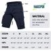 Hiauspor Men's Quick Dry Cargo Shorts - Dark Navy, X-Large - Buy Online on GoSupps.com