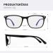 ZENOTTIC Anti-Blue Light Reading Glasses for Men | Rectangular Black Glasses with UV 400 Protection & Case | Perfect for PC TV & Gaming - Buy Online on GoSupps.com