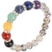 Chakra Bracelet with Crystals | 7 Chakras Meditation & Relaxation | Unisex Stress Relief Bracelet for Energy Balance & Inner Peace - Buy Online on GoSupps.com