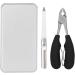 Nail Clipper Set Pliers Tool Pedicure Dead Skin Remover Set Pedicure Clipper for Women Men(Black suit) - Buy Online on GoSupps.com