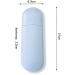 2-Pack Portable Toothbrush Case for Travel & Storage - Pink & Blue - Ideal for Camping & Home Use - Buy Online on GoSupps.com