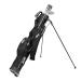 Sunday Golf - Lightweight Sunday Golf Bag with Strap and Stand  Easy to Carry and Durable Pitch n Putt Golf Bag  Golf Stand Bag for The Driving Range, Par 3 and Executive Courses  31.5 inches Tall Black
